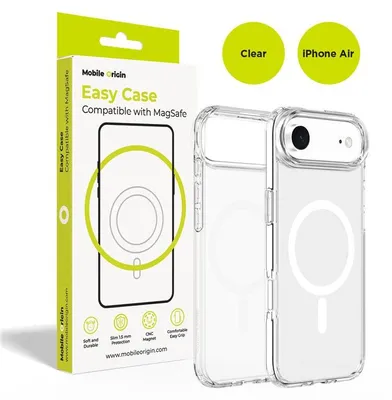 Produktbild von Mobile Origin Easy Case, Cover, Apple, iPhone Air, 16,5 cm (6.5"), Transparent