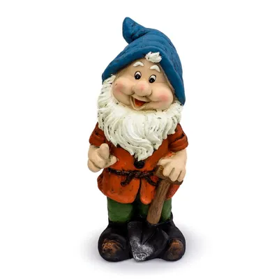 Produktbild von Gartenzwerg mit Spaten - 58 cm, Deko Garten Figur Zwerg