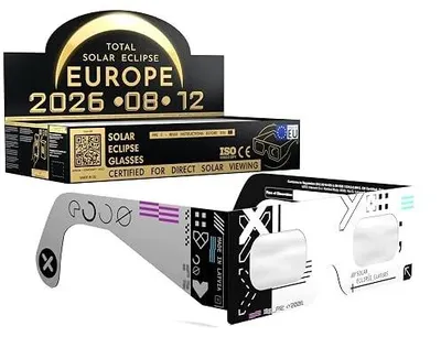 Zdjęcie produktu dla Okulary do zaćmienia słońca eclipse certyfikat iso dzień nocy