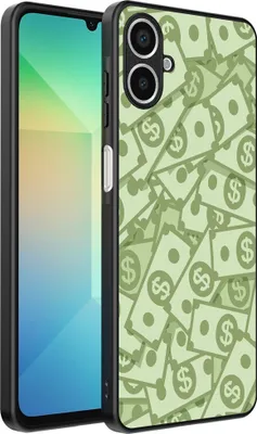 Produktbild von Smartphonica Telefon Fall geeignet für Samsung Galaxy A06 mit Geld Impressum - TPU Backcover Fall mit Geld Design