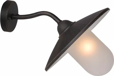 Produktbild von Lucide Außenwandleuchte Cottage ø 30 Cm Rostbraun Gartenleuchte Terrassenleuchte