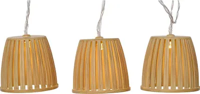 Produktbild von LED Solar Lichterkette Lampenschirme 4,5m Kunststoff Warmweiß