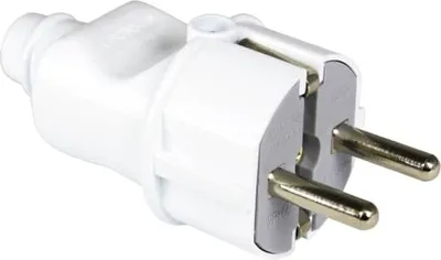 Produktbild von Gunsan Schutzkontakt-Stecker weiss