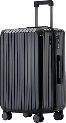 Imagen del producto de Maleta rígida de 76 cm, con capacidad ampliable, cerradura TSA, ruedas dobles silenciosas, maleta de viaje grande, color