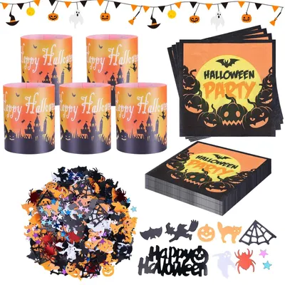 Productafbeelding van Set van Napkins voor de Eerste Schooldag met Halloween-thema