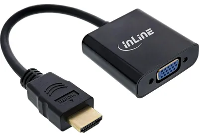 Image de InLine® 65003B InLine® câble convertisseur HDMI vers VGA, avec audio