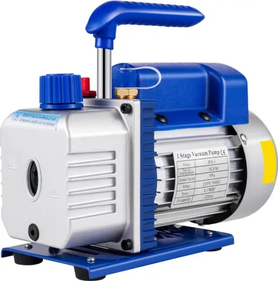 Image de 3CFM Pompe à vide pour fluide frigorigène à 1 étage - Pompe multifonctions pour la réfrigération - Appareils et outils de mesure pour la climatisation