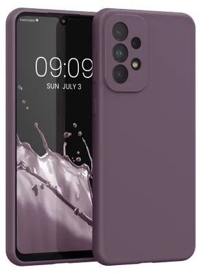 Produktbild von kwmobile Handyhülle für Samsung Galaxy A33 5G Hülle - Case Silikon - Kabelloses Laden - Schutzhülle Cover in Helle Iris
