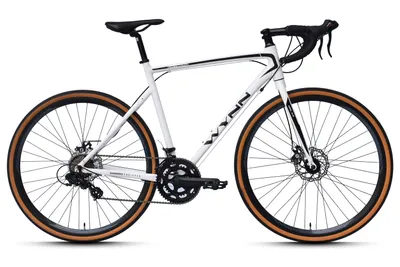 Produktbild von WYNN Gravelbike 28 Zoll GRL3.0 weiß Rahmenhöhe 58 cm Damen Herren 14 Gänge
