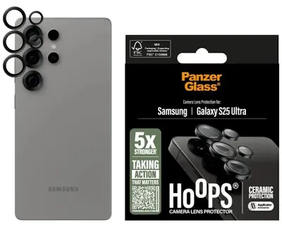 Immagine prodotto di Vetro ceramico Panzerglass Hoops Lens Protector per Samsung Galaxy S25 Ultra