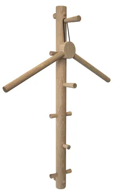 Obrázek produktu pro Nástěnná věšák Home It® z masivního dubového dřeva, rozměry 60,5 x 12 x 9 cm