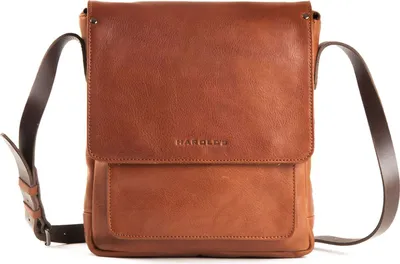 Produktbild von HAROLD'S Leder Umhängetasche Tablettasche Ivy Lane Tablet Messengerbag Upend Cognac braun