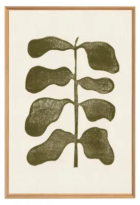 Image de Tableau mural encadré pante origine 65x97 cm, Tableau mural moderne pour décoration intérieure