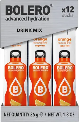 Produktbild von Bolero Sticks (12x3g) Orange - Intra- & Post-Workout - Intra-Workout