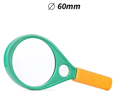 Immagine prodotto di Lente d'ingrandimento - Lente d'ingrandimento manuale - Ingrandimento da 5 a 10 volte - Lente da 60 mm - Materiale plastico - Adatta per la lettura e la saldatura
