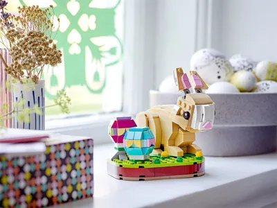 Immagine prodotto di LEGO 40463 Coniglietto pasquale Giocattolo pasquale per bambini da realizzare, ideale come regalo o decorazione pasquale