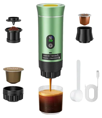 Obrázek produktu pro Přenosný espresovač, různé možnosti přípravy, rychlý ohřev, A