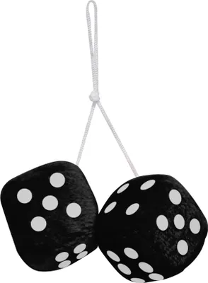 Image de Carpoint - Dés en peluche noirs