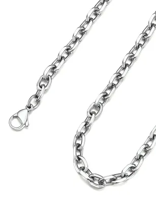 Obrázek produktu pro ChainsHouse, pánská řetěz, nerezová ocel, náhrdelník, řetěz "ankr", 5 mm / 55 cm