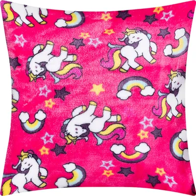 Obrázok produktu pre Vankúš ELLÍK – detský motív – 35 x 40 cm – ružová, biela