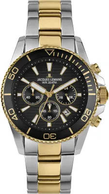 Immagine prodotto di Jacques Lemans Cronografo Liverpool Diver Black - Gold