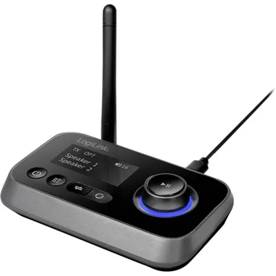 Productafbeelding van Bluetooth audio transmitter en receiver - Zender en ontvanger - Audiozender voor tv en hi-fi - Draadloos streamen van muziek