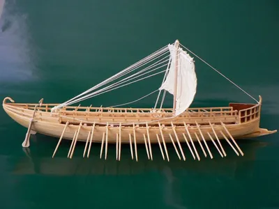 Produktbild von Krick Griechische Bireme  1:72 Baukasten