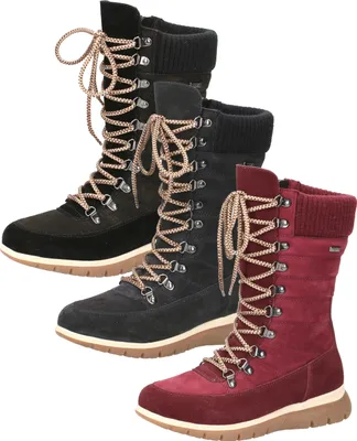 Produktbild von Caprice 9-26219-23 Damen Schnürboots Stiefeletten Warmfutter Leder, Größe:37 EU, Farbe:Blau