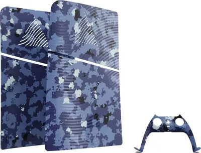 Produktbild von Maxx Tech MXT-SLFPBC-PS5, Seitenpanel, PlayStation 5, Schwarz, Blau, Weiß, 215 mm, 65 mm, 357 mm