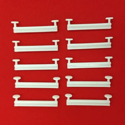 Produktbild von 20 Stück Schlaufengleiter für 40 mm Schlaufen ohne Schlitz Schlaufenvorhänge Schlaufenschals Vorhang