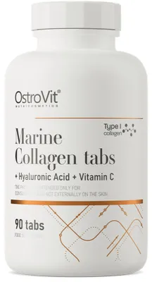 Produktbild von OSTROVIT Meereskollagen + Hyaluronsäure + Vitamin C (90 Tabletten).