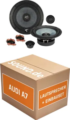 Produktbild von Lautsprecher Boxen Einbaupaket vorne Hifonics ZS6.2E passend für Audi A6 + Limousine | 2x Tief-Mitteltöner 2x Hochtöner