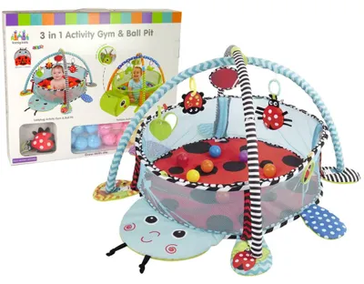 Productafbeelding van Spelmat met lieveheersbeestjes, loopfiets, ballen voor baby's