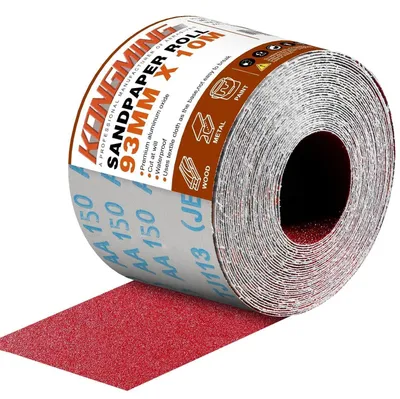 Produktbild von Schleifpapier Rolle 93 mm x 10 m Körnung 150 für Handschleifer