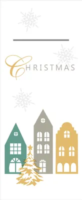 Produktbild von Airlaid Besteckservietten Julika "Pub" 40 x 33 cm, 75 Stück - Mank - Weihnachts-Bestecktaschen Weihnachtsserviette