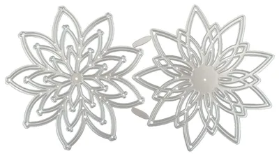 Metall-Stanzformen Madeliefjes, 14 x 7,6 cm, für Scrapbooking