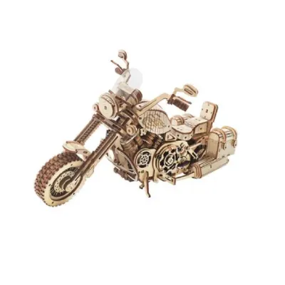 Produktbild von ROBOTIME Rokr 3D Holzpuzzle Cruiser Motorrad 420 Teile