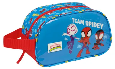 Produktbild von Safta Spidey 26x15x12 Cm Kulturbeutel Blau  Kinder Blau One Size