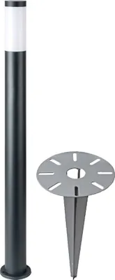 Produktbild von LED Stehleuchte, Edelstahl, anthrazit, Erdspieß H 110 cm