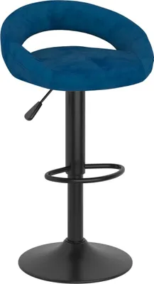 Immagine prodotto di Sgabelli da Bar 2 pz Blu in Velluto