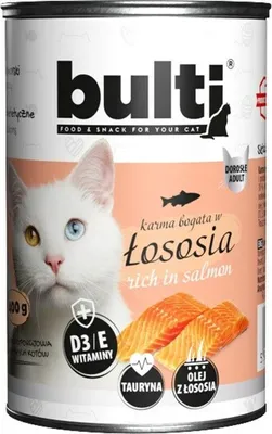 Produktbild von BULTI Rich in salmon - nassfutter für Katzen - 400g