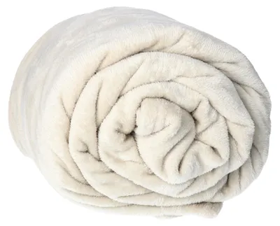 Productafbeelding van Unyqoos® Giftdecor Fleece deken, 130 x 160 cm, polyester, bruin – zachte, pluizige woondeken / plaid voor bank en bed