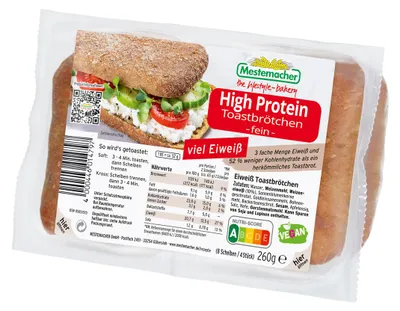 Immagine prodotto di Mestemacher Frollini ad alto contenuto proteico con tante proteine 260g