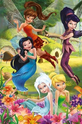 Obrázok produktu pre Disney Fairies – Víly – Kvety – 61 x 91,5 cm – Plagát
