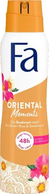 Produktbild von Fa Oriental Moments Deodorant Spray mit dem Duft von Wüstenrose und Sandelholz, 150ml