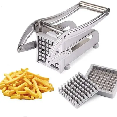Produktbild von Herzberg HG-04166: Pommes-Frites-Kartoffelschneider aus Edelstahl