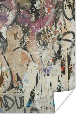 Produktbild von MuchoWow® Poster Die baufällige Straßenkunst 80x120 cm - Papierdruck