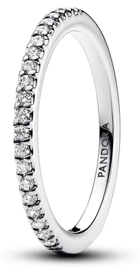 Image de Pandora Anneau ruban scintillant 192999C01 Anneau pour femme, Taille de l'anneau:54