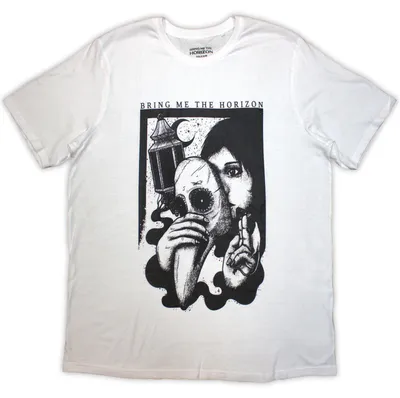 Obrázek produktu pro Bring Me The Horizon Plague White S Dámské Tričko