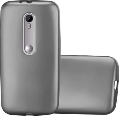 Produktbild von Cadorabo Schutzhülle für Motorola MOTO G3 Hülle in Grau Handyhülle TPU Silikon Etui Cover Case
